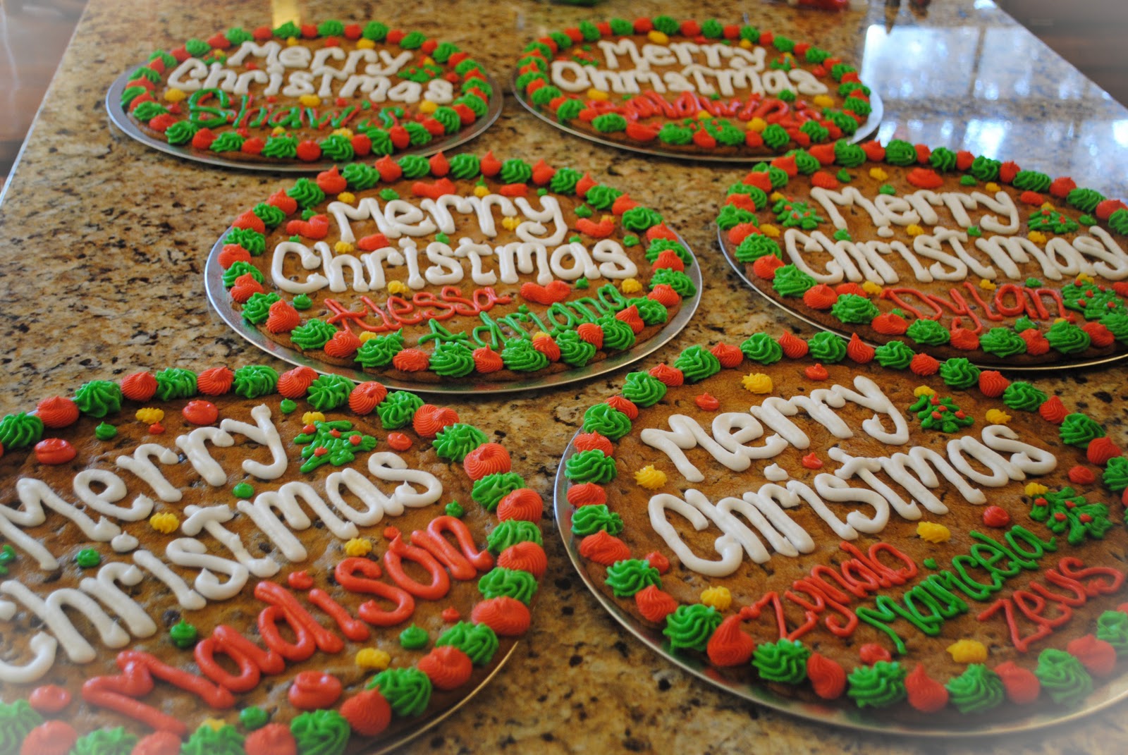 Candace's cookie creations: christmas cookie cakes Candace's Cookie Creations: Christmas Cookie Cakes