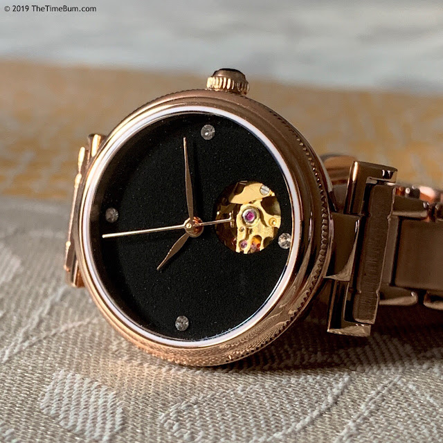 Eliana Timekeeper Twilight Glint black and rose gold