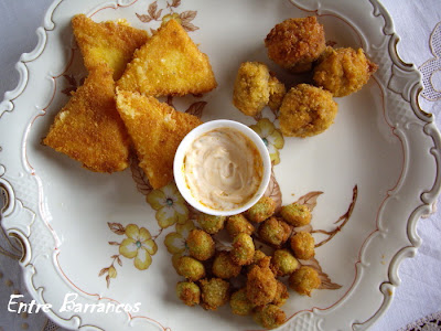  Champiñones, queso y aceitunas empanadas 