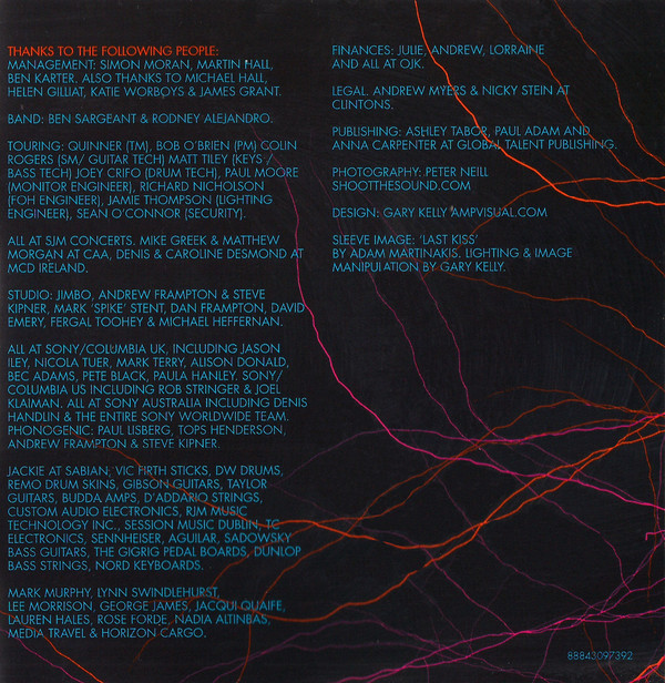 Encarte The Script No Sound Without Silence Encartes Pop