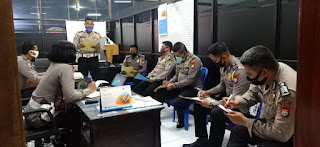 Evaluasi Kinerja Penyidik Laka, Kasat Lantas Polres Gowa Gelar Anev Internal