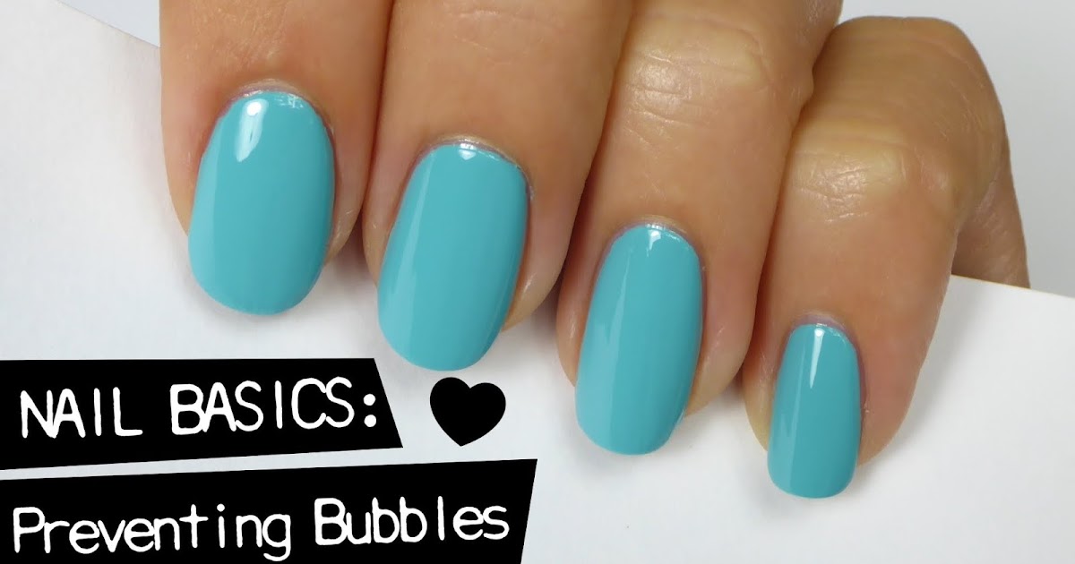 How To Prevent Bubbles in Polish DIY
