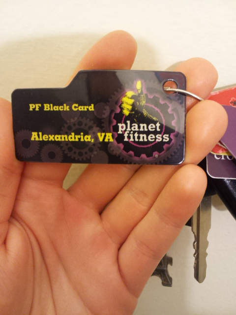 Tag Planet Fitness Gym Membership Black Card Waldon Protese De