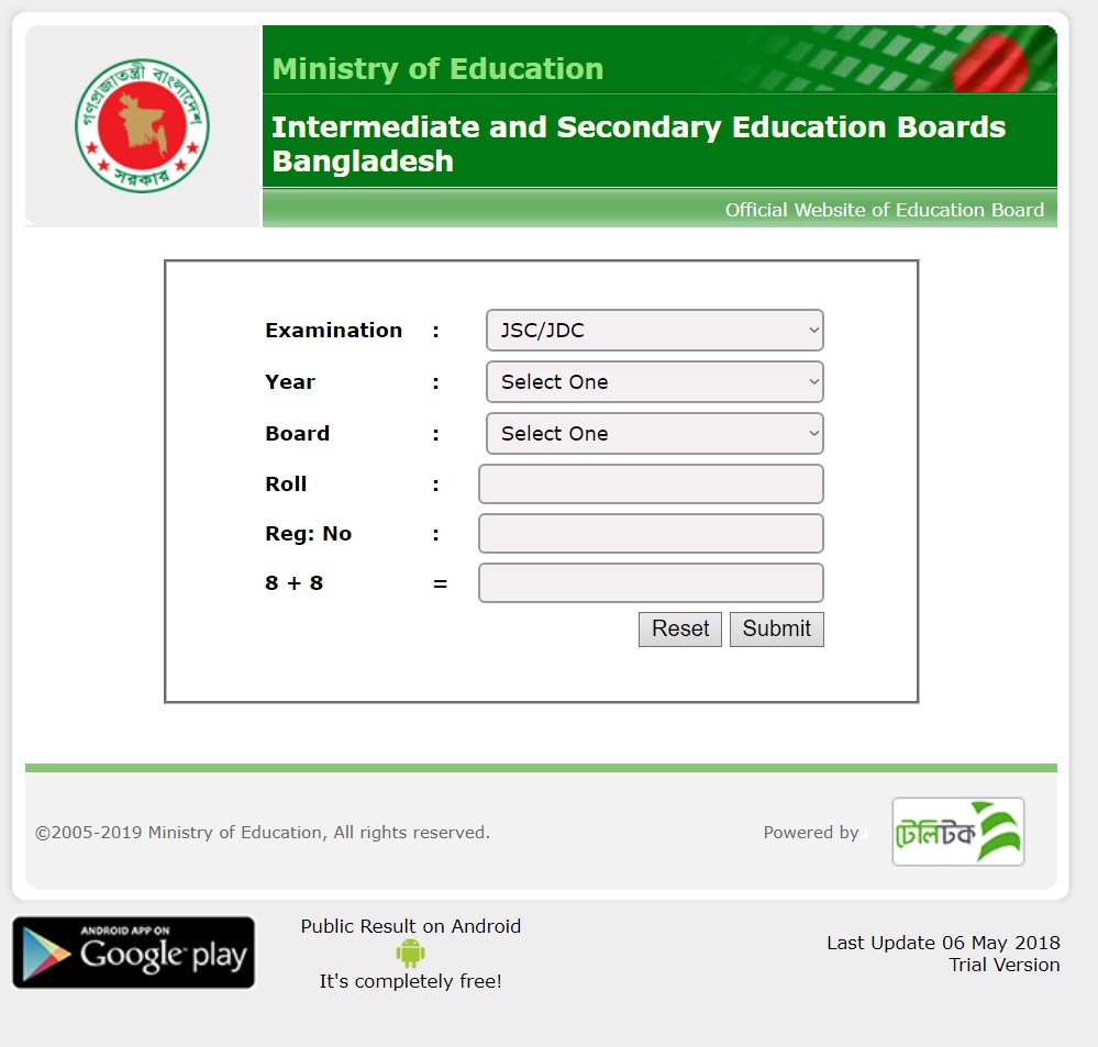 JSC/ JDC Education Boards Bangladesh