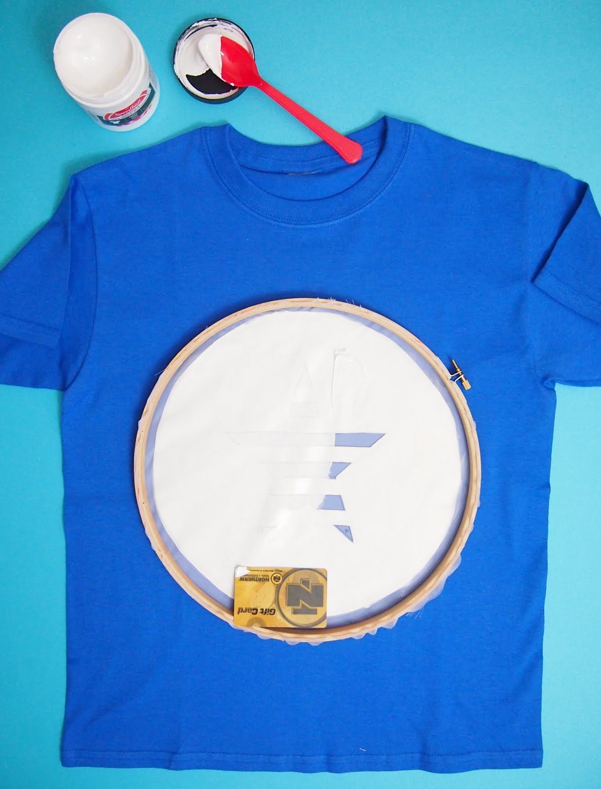 The Tiny Funnel Embroidery Hoop Screen Printing