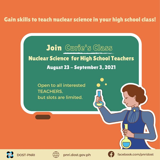 12-DAY FREE DOST Professional Development Training Workshop for Science Teachers in Secondary Schools | August - September 2021 | 