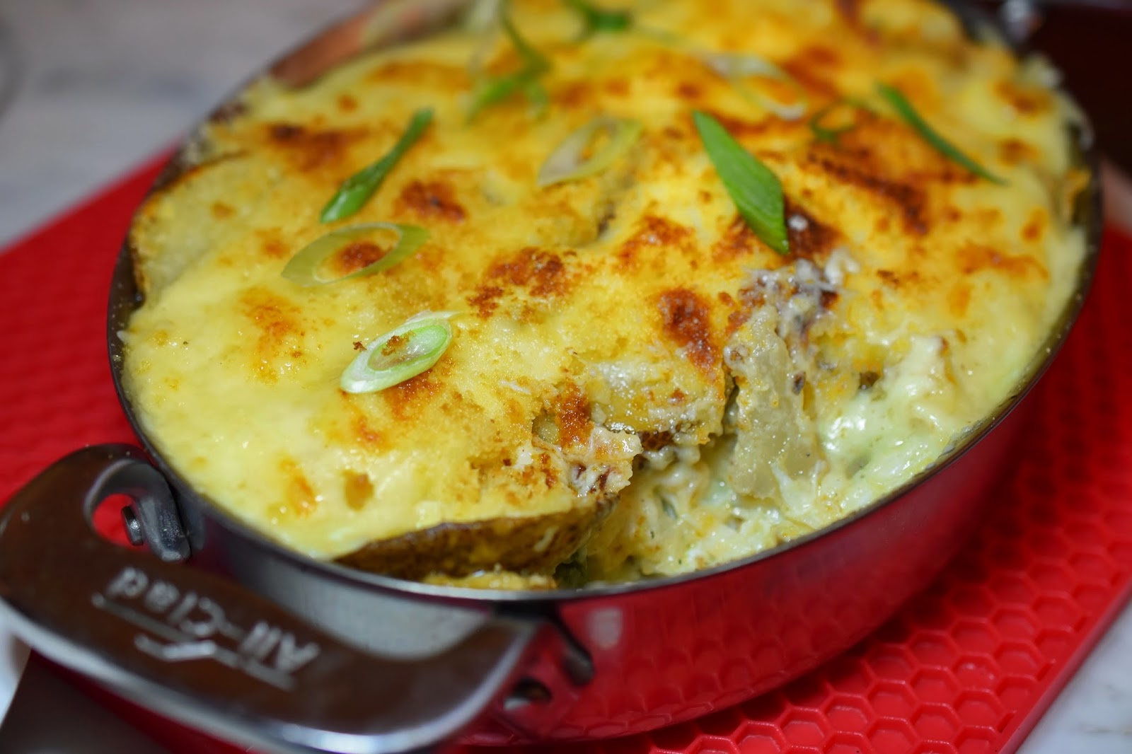 Crab and Vegetable Gratin