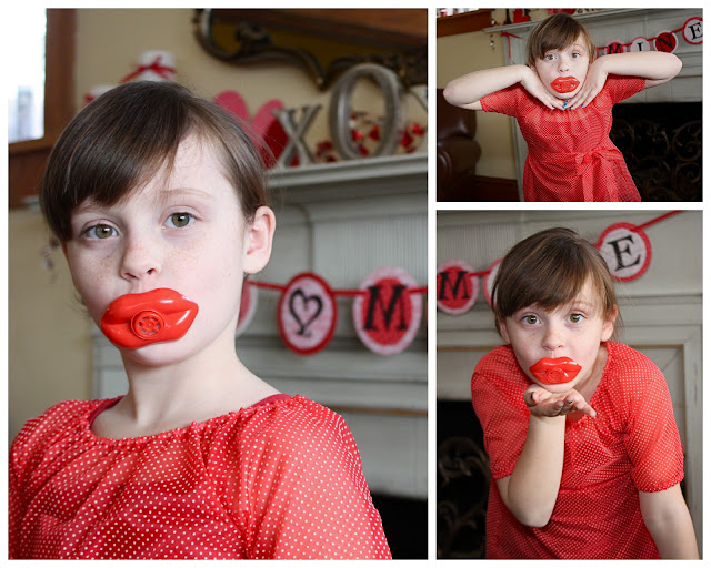 At Second Street blow me a kiss {valentine} with free printable