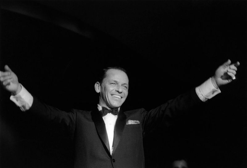 Mesmerizing Photos of Frank Sinatra Performing on Stage Vintage Everyday