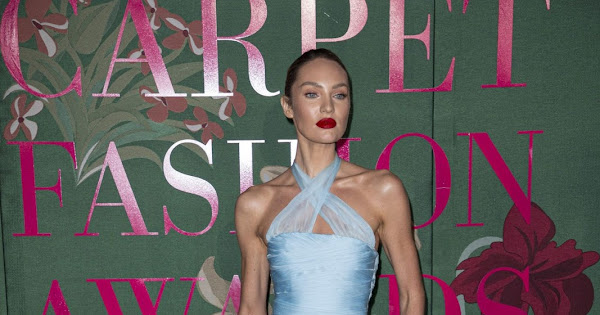 Candice Swanepoel dazzles at the 2019 Green Carpet Fashion Awards in Milan