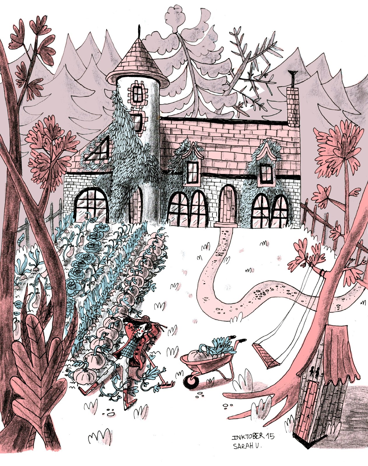 La Loutre Et Le Heron Sont Mes Amis Quelques Dessins D Octobre