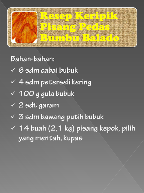 Resep Aneka Keripik untuk Dijual Laris Manis Resep Aneka Keripik untuk Dijual Laris Manis
