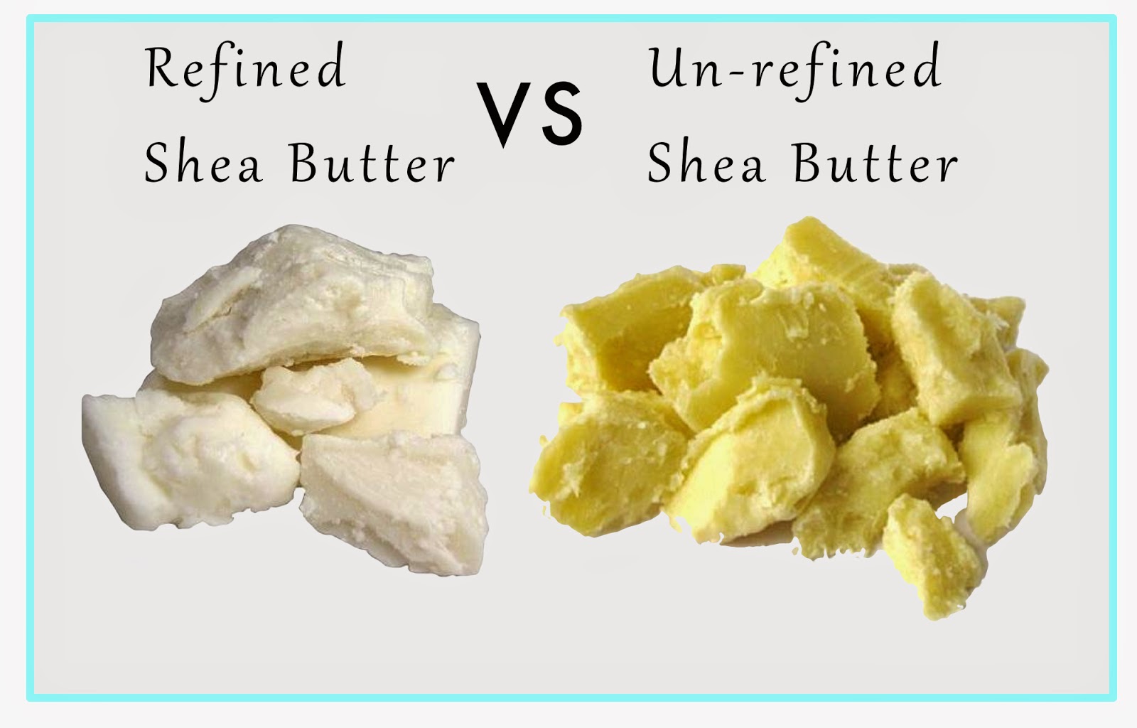 SoapLab Malaysia Refined vs Unrefined Shea Butter