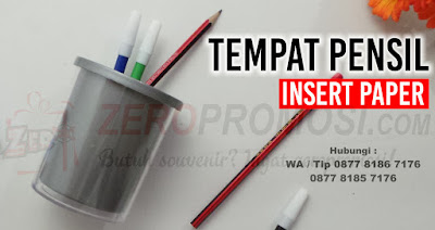 Tempat Pensil, Pen Container, Wadah bullpen, Pen Holder,  Pencil Holder insert paper, Pen Container Insert Paper, Tempat Pensil Untuk Kantor