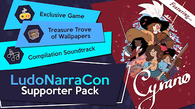 Ludonarracon Supporter Pack Featuring Cyrano Game Image 1