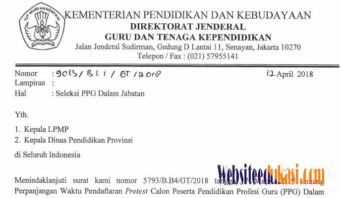Jadwal Pretest Ppg Tahap 2 Tahun 2018 Websiteedukasi Com