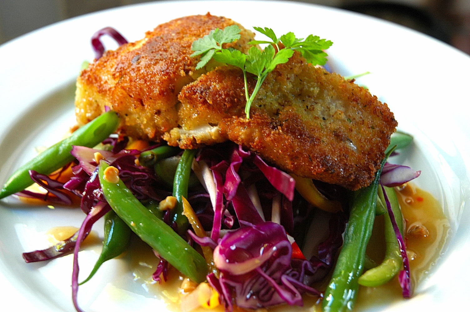 asian-recipes-panfried-hake-with-spicy-satay-salad