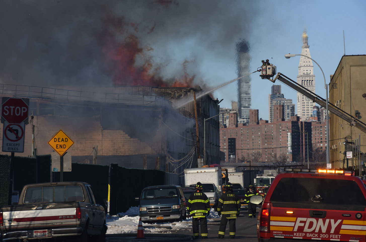 MEC&F Expert Engineers A MASSIVE FIRE THAT ENGULFED A WAREHOUSE NEAR THE WATERFRONT IN