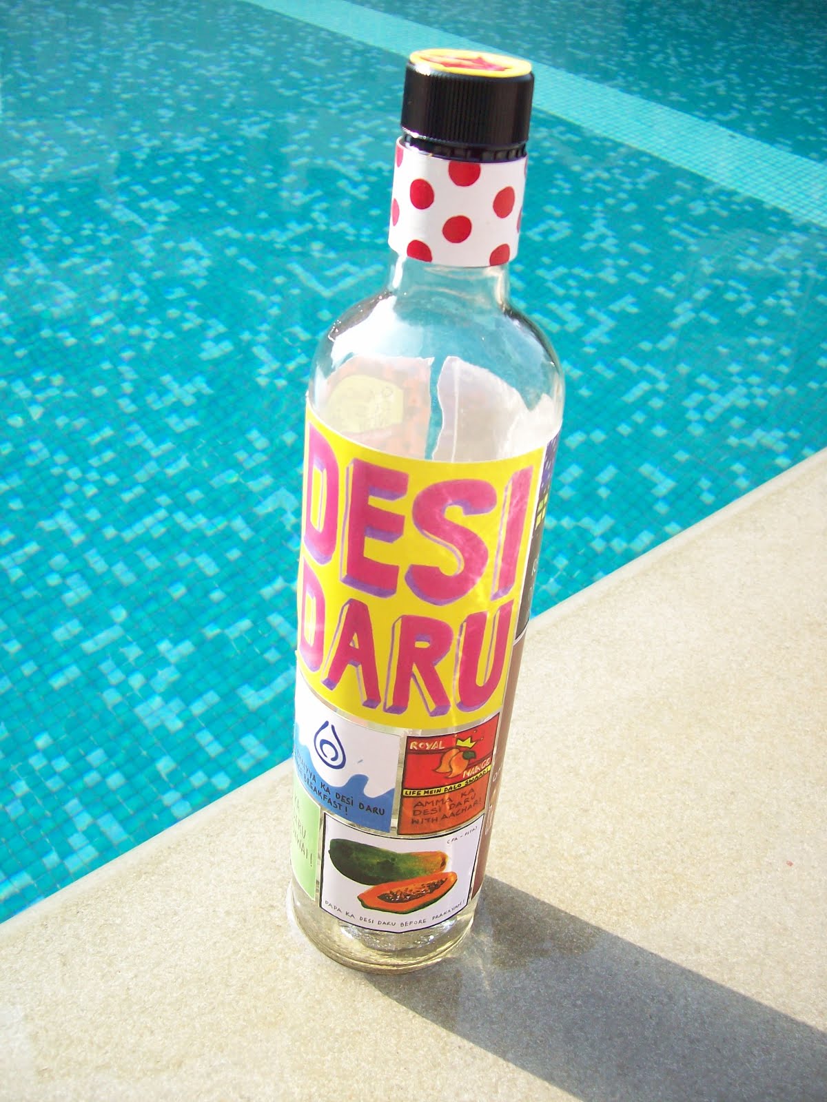Tanvee Nabar ka kaam dekha hai kya?: Vodka packaging : Desi Daru