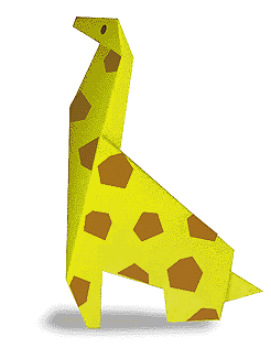 Giraffe - Easy Origami instructions For Kids