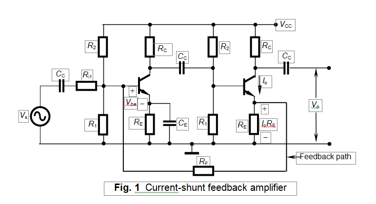 RANDOM ELECTRONIC IDEAS: PRACTICAL DESIGN OF CURRENT-SHUNT FEEDBACK