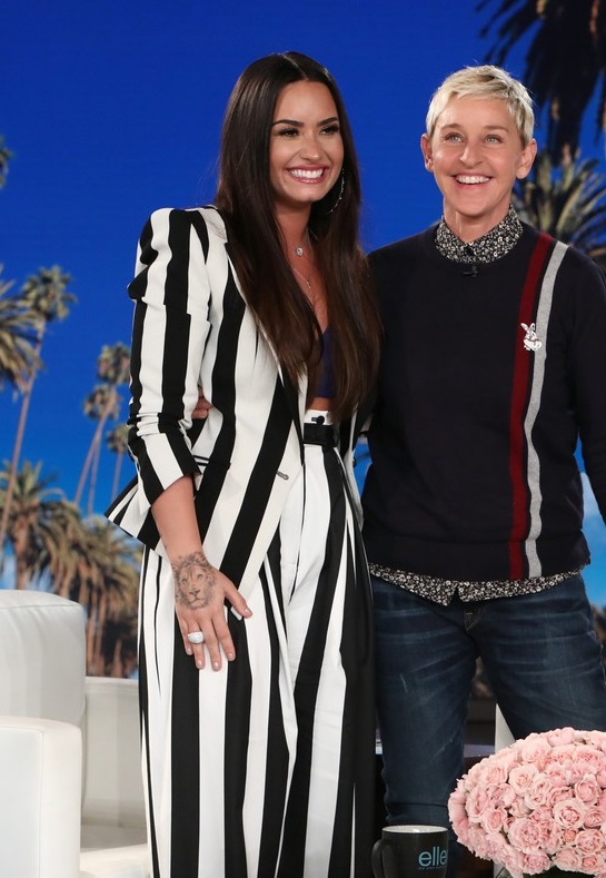 Red Carpet Dresses: Demi Lovato - The Ellen DeGeneres Show 2017
