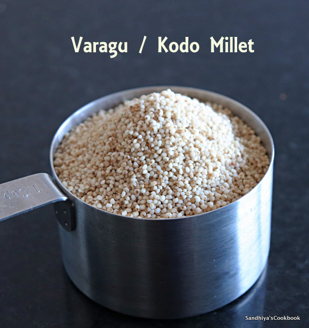Sandhiya's Cookbook Varagu Adai Kodo Millet Adai with Drumstick leaves