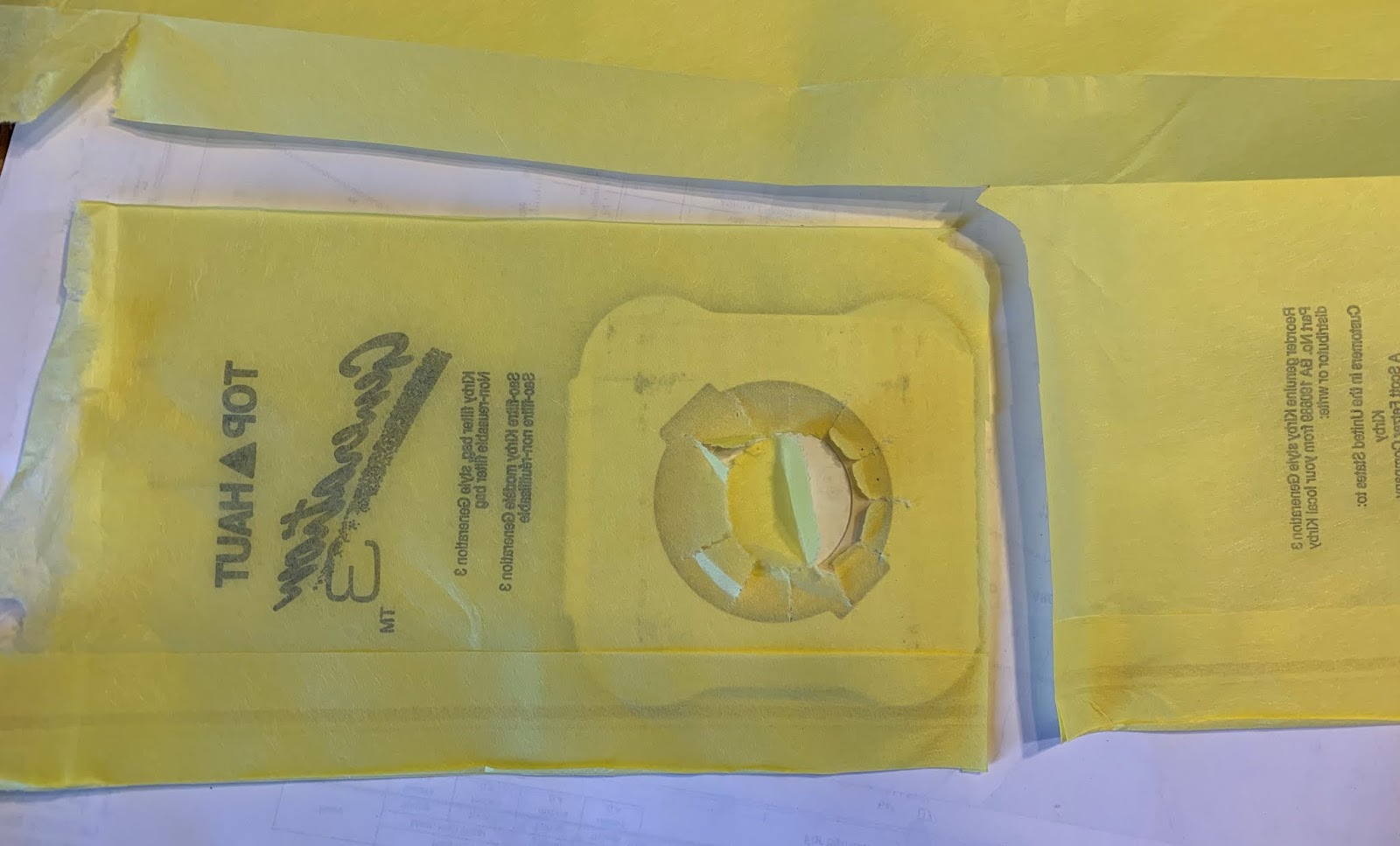 Make a MASK from a Vacuum Bag