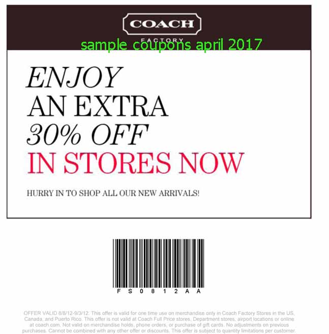 Free Promo Codes and Coupons 2023 Coach Coupons