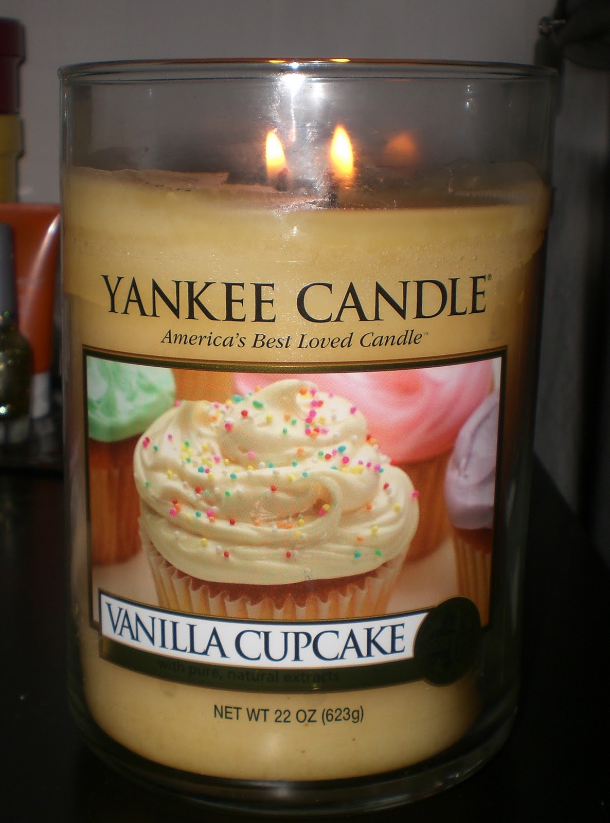 Cotton Candy Fro Yankee Candle Vanilla Cupcake Large Tumbler