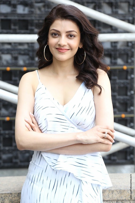 Kajal Aggarwal at MLA movie interview