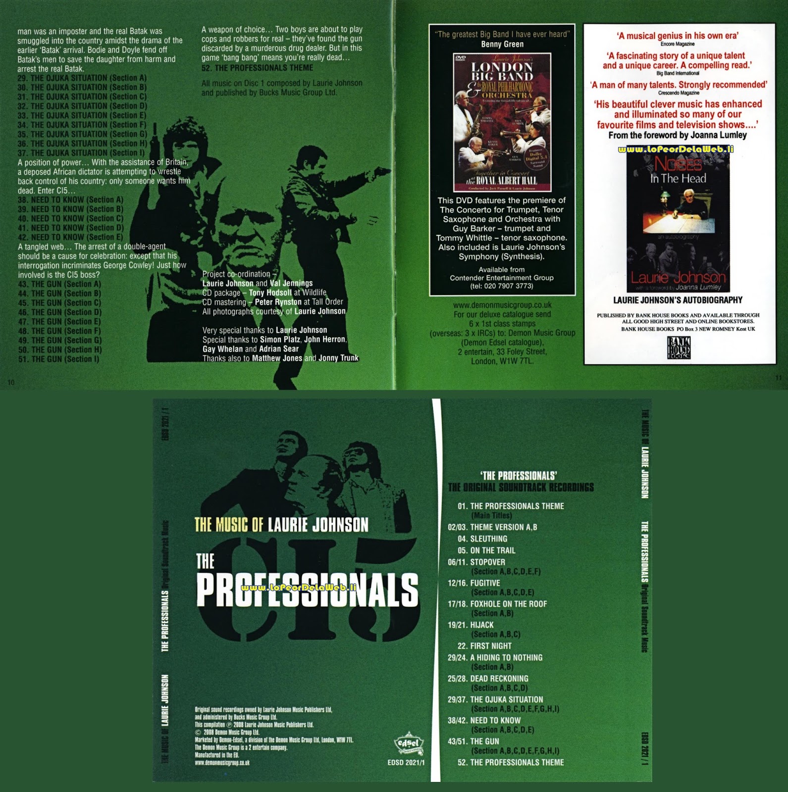 Los Profesionales (CI5) - Soundtrack - Laurie Johnson