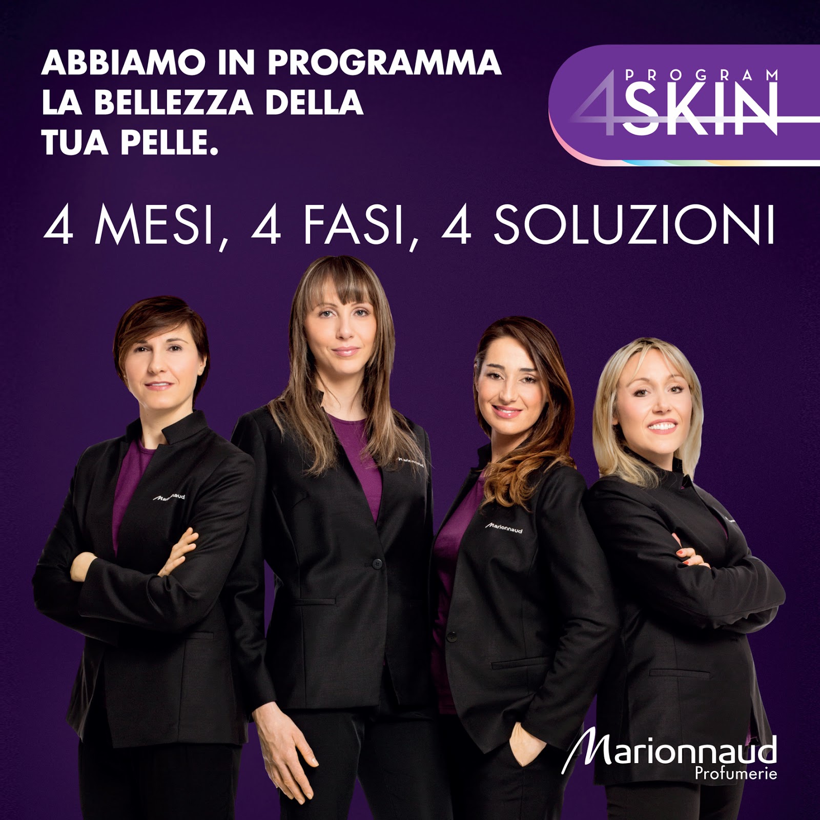 marionnaud 4skin program  : la terza fase dedicata al viso