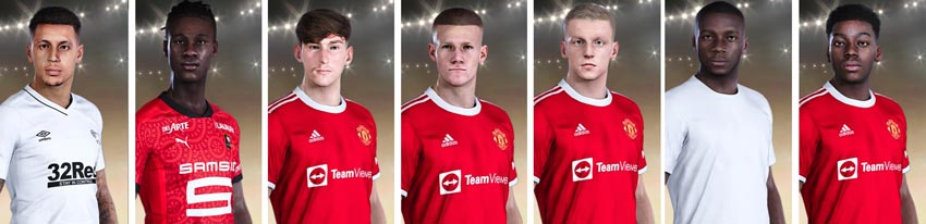 Facepack 1 by Amey For eFootball PES 2021