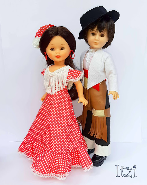 Muñeca Nancy con conjunto andaluza de Ninua, CREACIONES MARCO. SPANISH DOLL: Muñeca española moderna. Nancy clásica