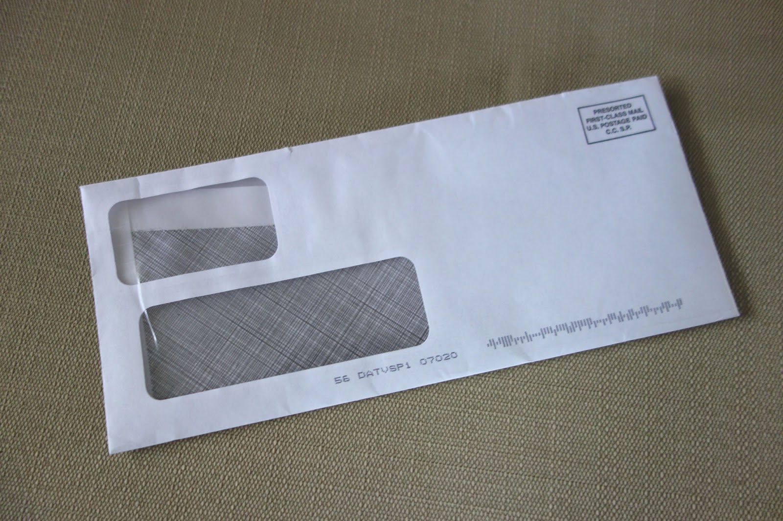 blah to TADA! Bill Envelope MakeOver