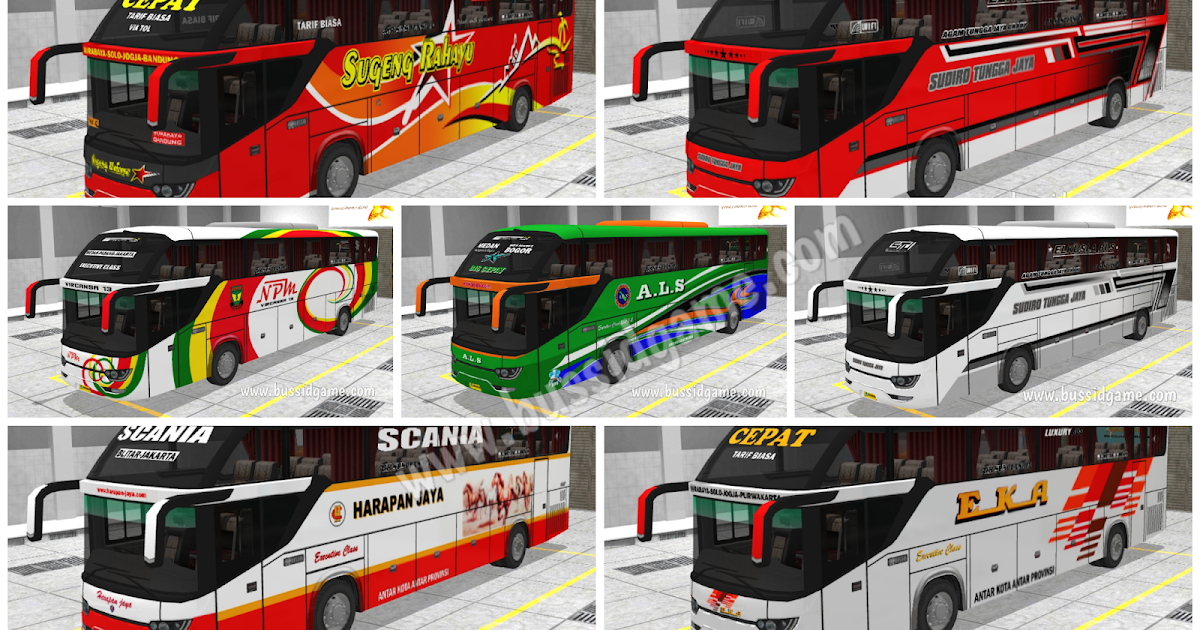 Koleksi Livery Bus Srikandi SHD BUSSID v3.1 - Gudang ...