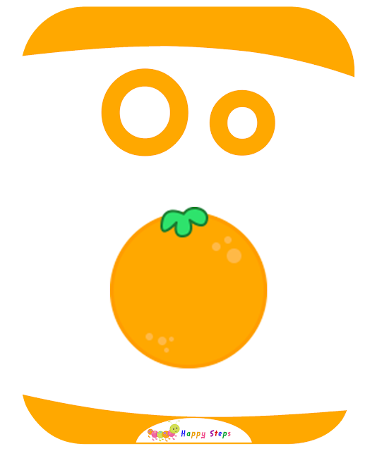 Letter O - Orange  Flashcards