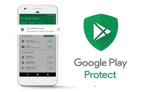أحمي هاتفك اندرويد من البرمجيات الضارة  Play Protect