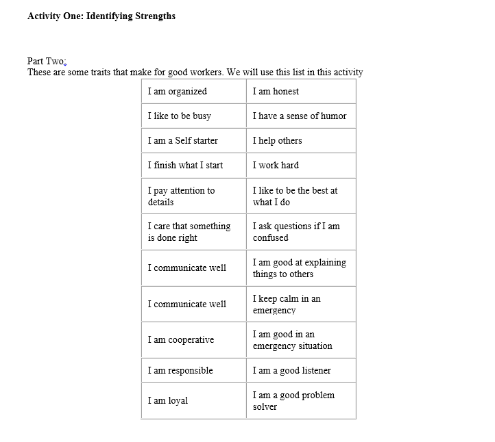 KTC ELA Information: January 2016