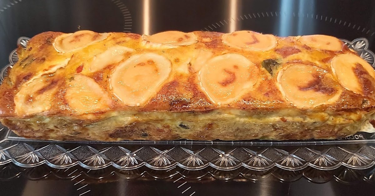 Flan aux courgettes, poivrons rouge et chèvre frais