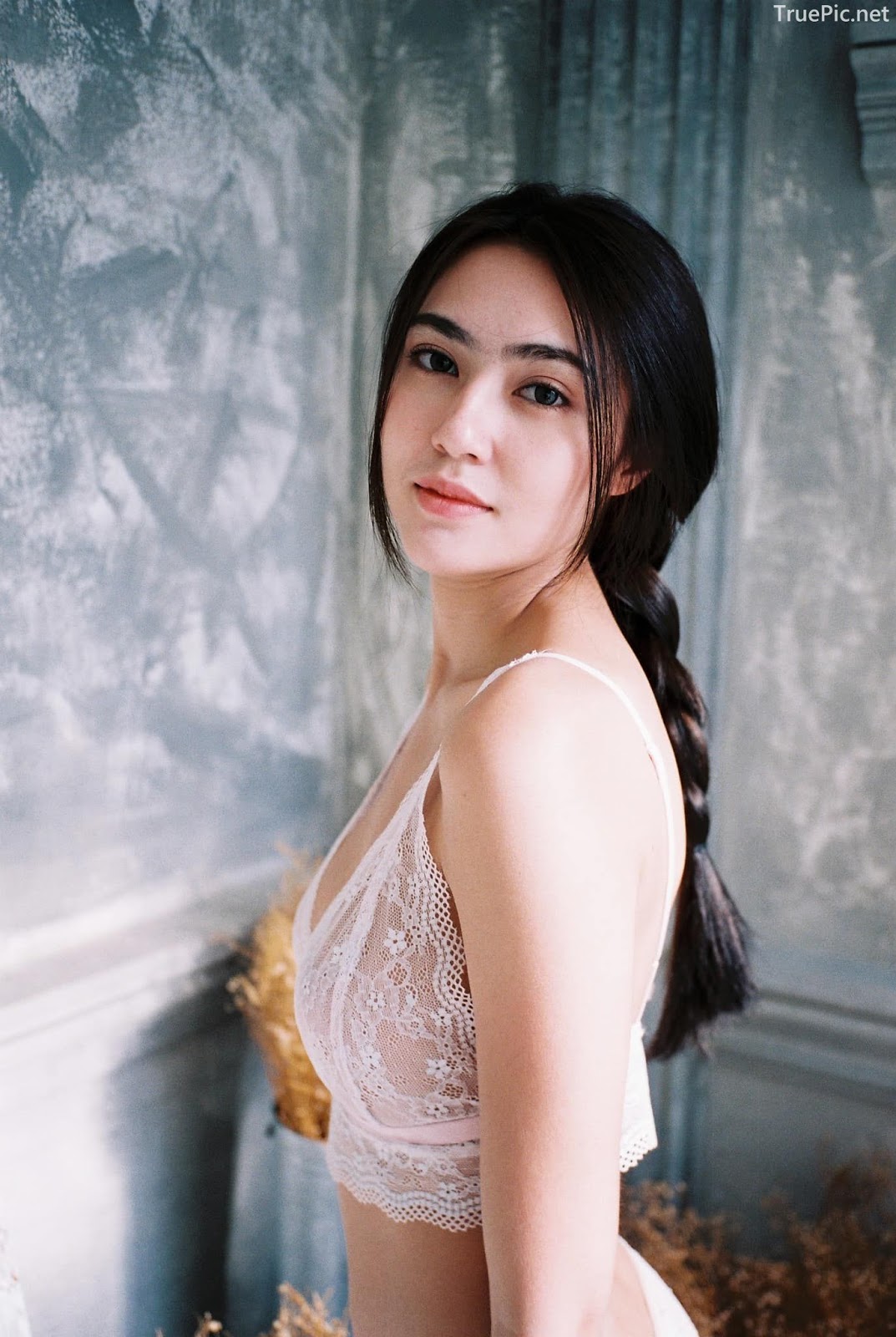 Thailand Hot model - Baifern Rinrucha Kamnark - Sexy in Transparent Lace Lingerie - TruePic.net - Picture 2