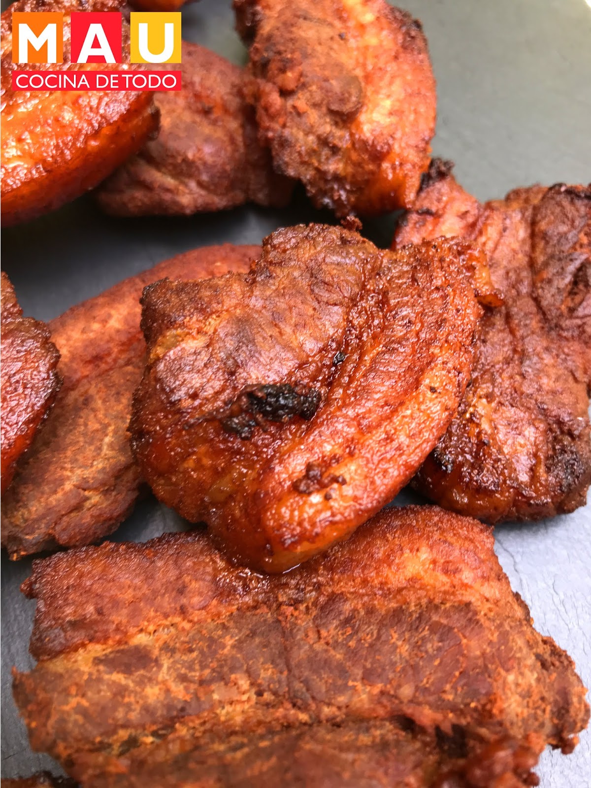 Mau Cocina de Todo: Chicharrón de Cerdo (Prensado)