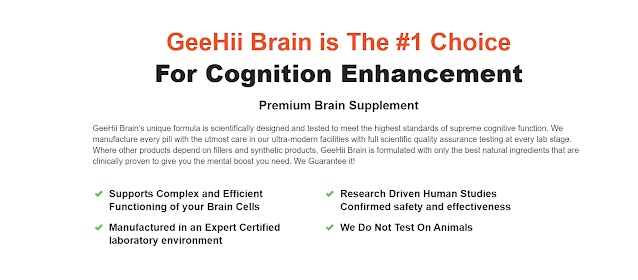 GeeHii Brain Cognitive Enhancer - Get Amazing Brain Power! | GeeHii Brain Special Offer 2021