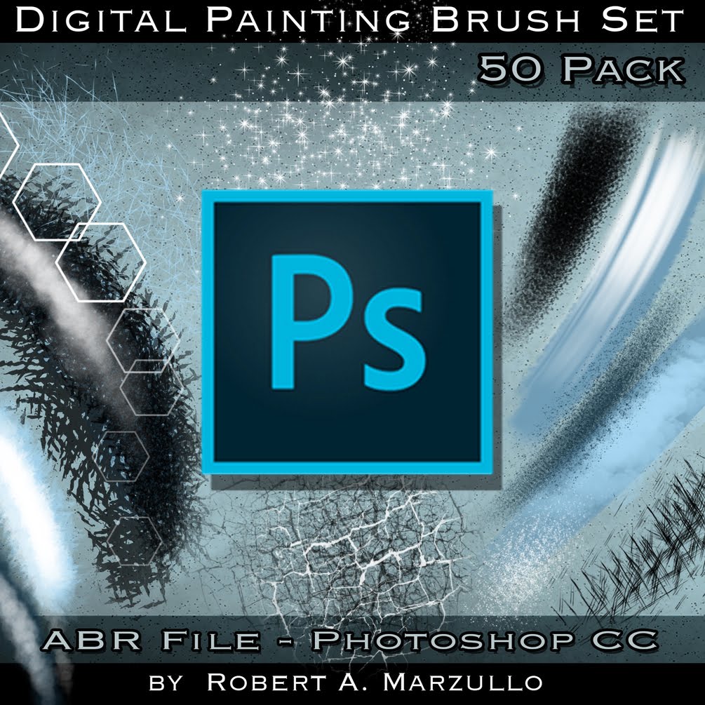 Photoshop CC Custom Brushes 50 Set