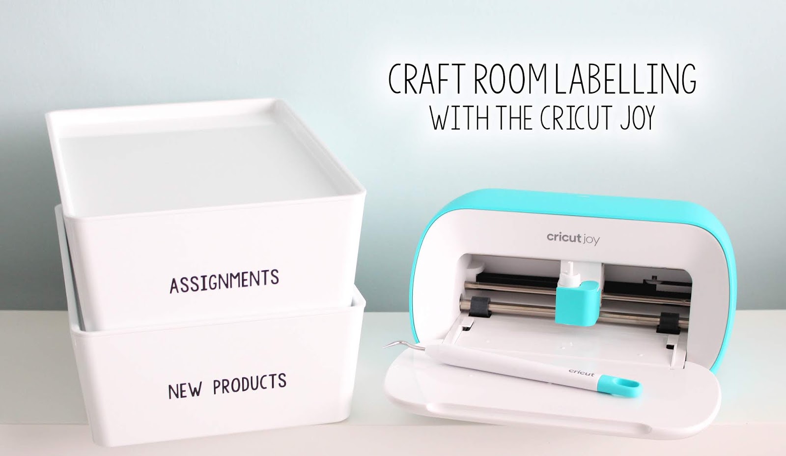The Card Grotto: Craft Room Labelling with the Cricut Joy