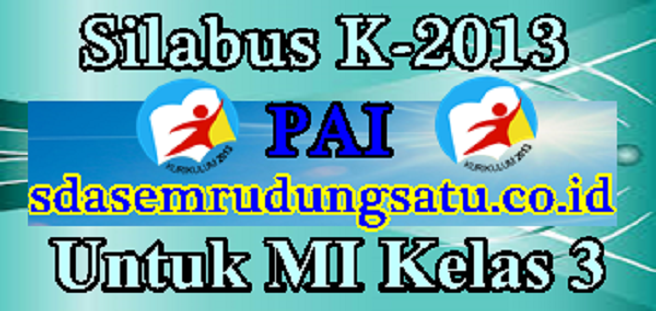Download Silabus PAIBP dan Bahasa Arab K13 untuk MI Kelas