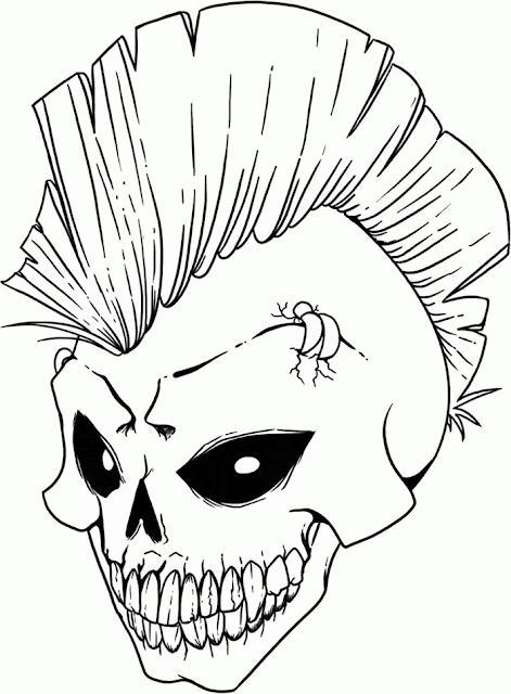 skull free printable coloring pages coloring.filminspector.com