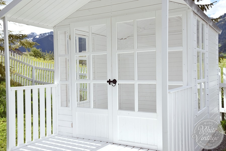 Deko Und Diy Blog Kreative Deko Ideen Fur Ein Schones Zuhause Wir Bauen Unser Shabby Gartenhaus White And Vintage