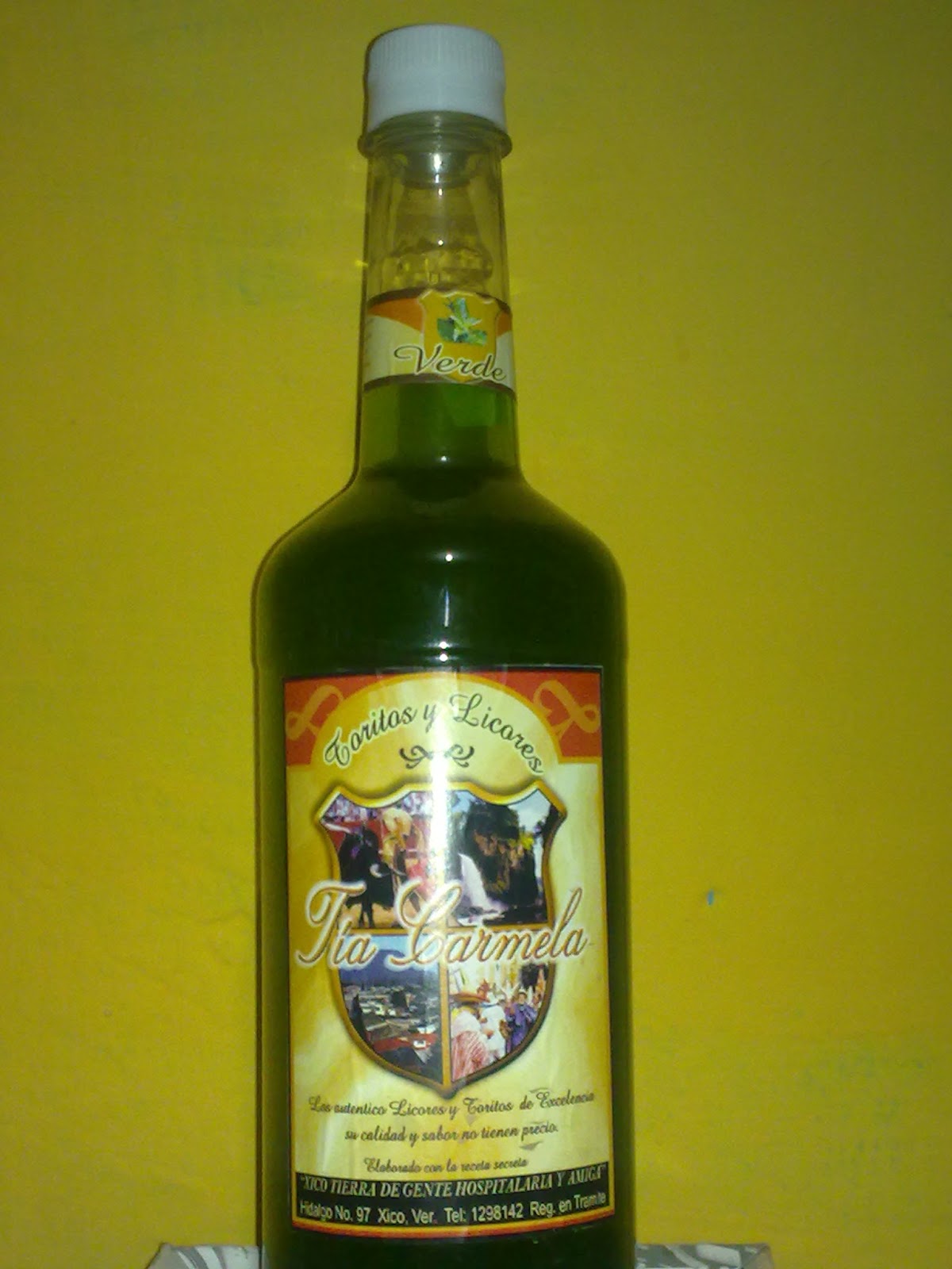 XICO, Veracruz Pueblo Mágico Licor Verde